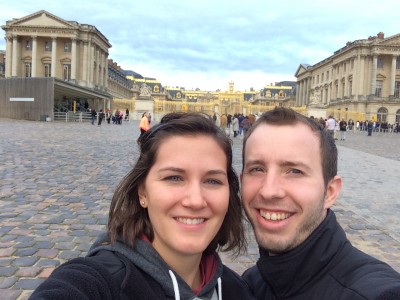 Definitely NOT working while at Versailles